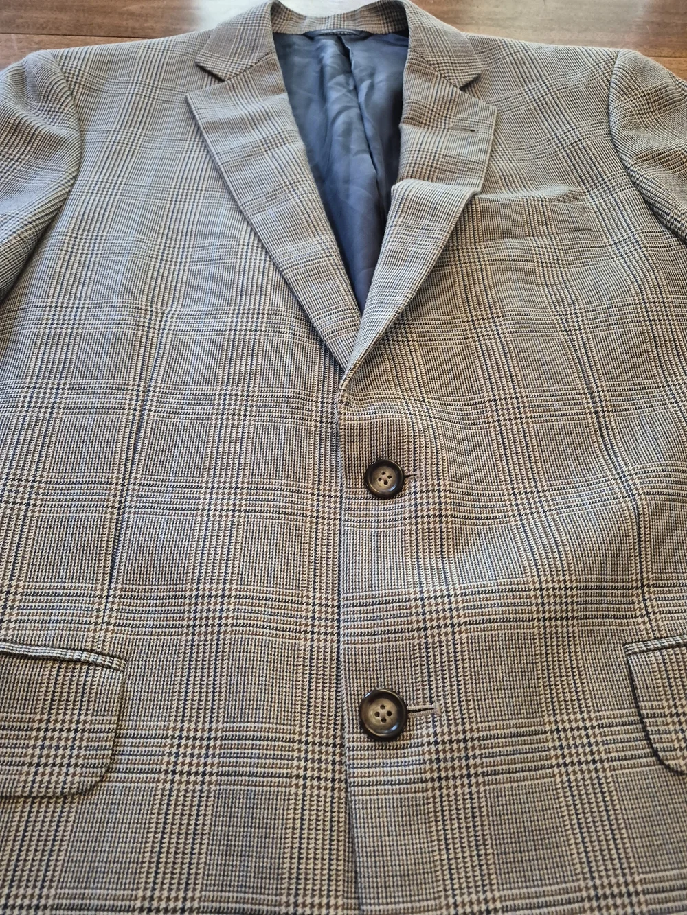 Men's Brooks Brother 1818 Glen Plaid Blazer - Classic Two-Button Sport Coat 40R
